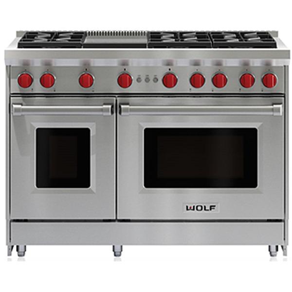 Wolf 48-inch Freestanding Gas Range with Convection GR486G IMAGE 1