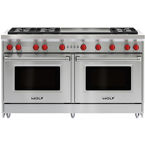 Wolf 60-inch Freestanding Gas Range with Convection GR606DG IMAGE 1