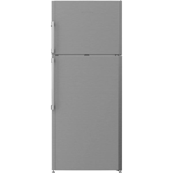 Blomberg 28-inch, 12.6 cu. ft. Top Freezer Refrigerator with Ice Maker BRFT 1522 SS IMAGE 1