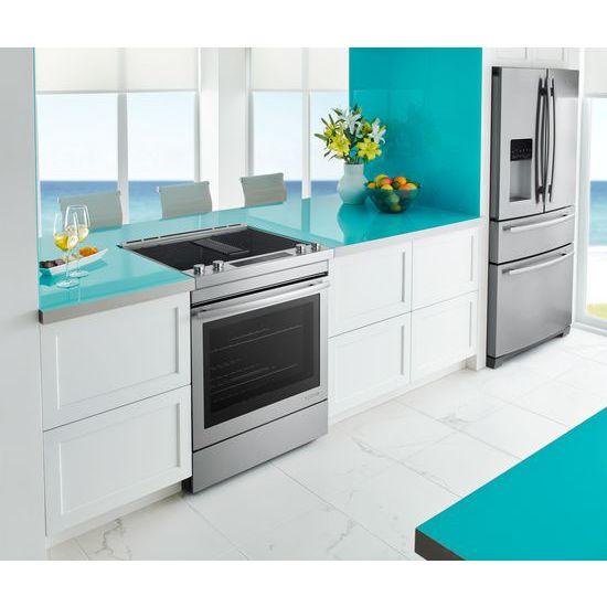 JennAir 30-inch Slide-in Electric Range with Aqualift® JES1750FS IMAGE 3