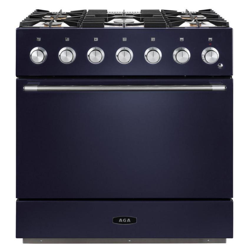 AGA 36inch Mercury Dual Fuel Range with True European Twin Fan Convec