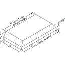  Vent-A-Hood Ventilation Accessories Trim Kits TKK40SLDWH IMAGE 1