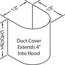  Vent-A-Hood Ventilation Accessories Duct Kits WGDC-12/30SS IMAGE 1