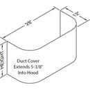  Vent-A-Hood Ventilation Accessories Duct Kits WZDC-28/9SS IMAGE 1