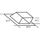  Vent-A-Hood Ventilation Accessories Caps/Louvers and Collars VP553-HP IMAGE 1