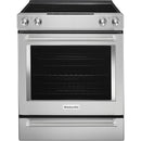  KitchenAid 30-inch Slide-In Electric Range with Even-Heat™ True Convection YKSEG700ESS IMAGE 1