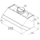  Elica 48-inch Wall Mount Range Hood ETT148SS IMAGE 5