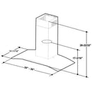  Elica 30-inch Wall Mount Range Hood ECM630S2 IMAGE 3