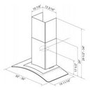  Elica 30-inch Wall Mount Range Hood ECM630S2 IMAGE 4