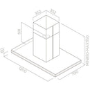  Elica 47-inch Horizonte Island Ceiling Mount Range Hood EHI648SS Horizonte Island IMAGE 4