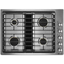  JennAir 30-inch Built-In Gas Cooktop with Downdraft Ventilation System JGD3430GS IMAGE 1
