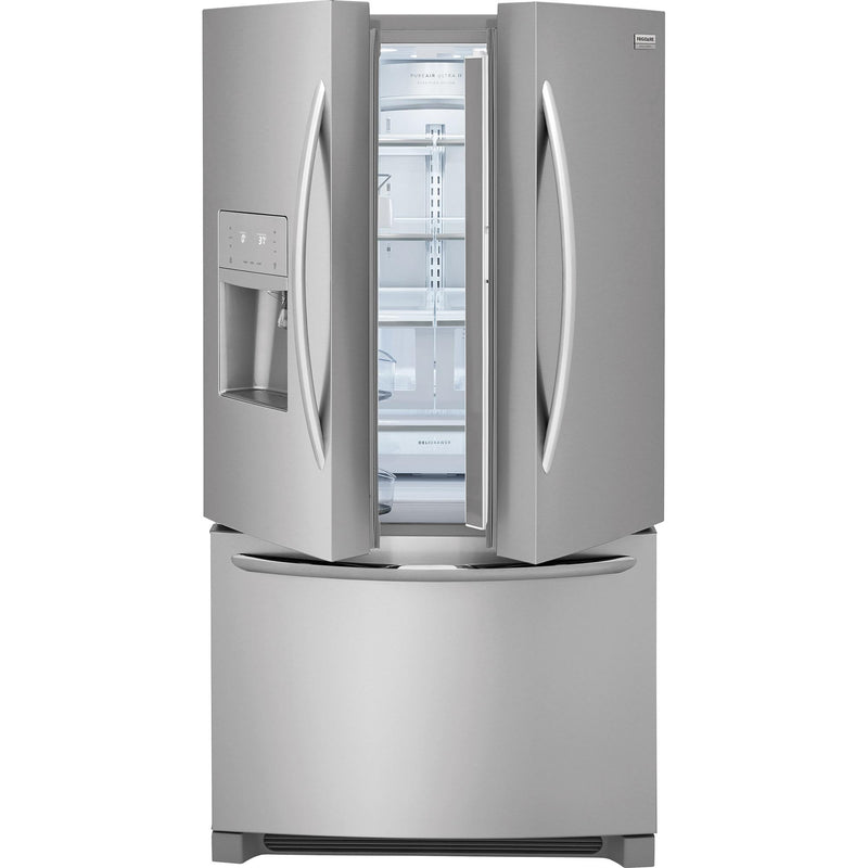 Frigidaire Gallery 36-inch, 26.8 cu.ft. Freestanding French 3-Door Refrigerator with EvenTemp™ System FGHB2868TF IMAGE 4
