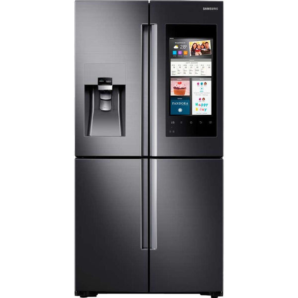 Samsung 36-inch, 22 cu.ft. Counter-Depth French 4-Door Refrigerator with  Family Hub™ RF22M9581SG/AC IMAGE 1