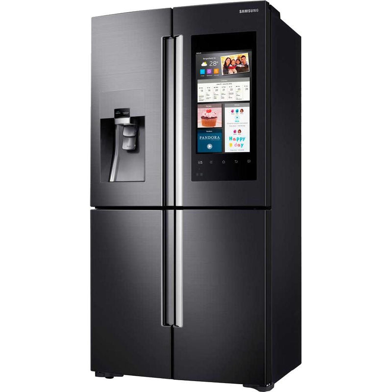 Samsung 36-inch, 22 cu.ft. Counter-Depth French 4-Door Refrigerator with  Family Hub™ RF22M9581SG/AC IMAGE 2