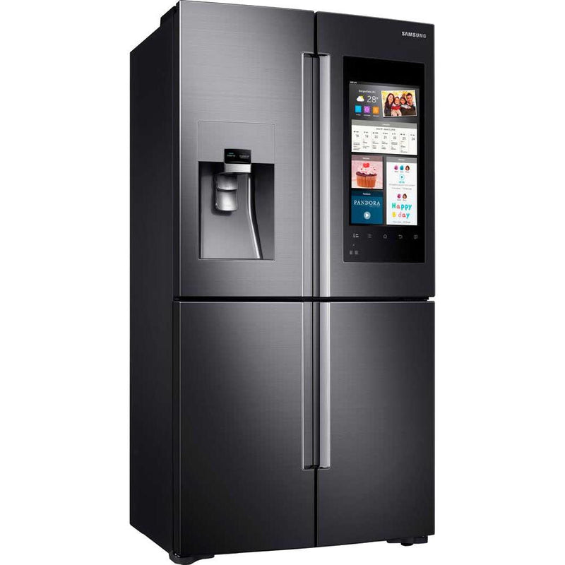 Samsung 36-inch, 22 cu.ft. Counter-Depth French 4-Door Refrigerator with  Family Hub™ RF22M9581SG/AC IMAGE 3
