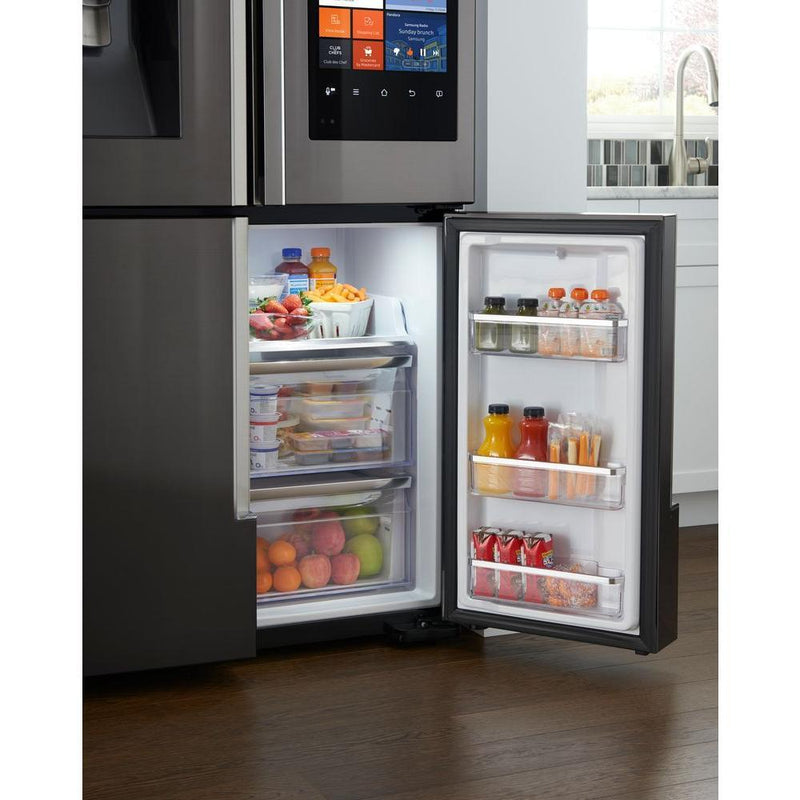 Samsung 36-inch, 22 cu.ft. Counter-Depth French 4-Door Refrigerator with  Family Hub™ RF22M9581SG/AC IMAGE 5
