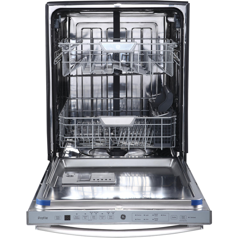 GE Profile 24" Built-In Dishwasher with a stainless steel tub PBT650SMLES IMAGE 2