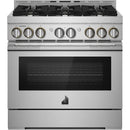  JennAir Rise 36-inch Professional-Style Gas Range JGRP436HL IMAGE 1