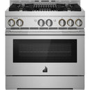 JennAir Rise 36-inch Professional-Style Gas Range with Infrared Grill JGRP636HL IMAGE 1