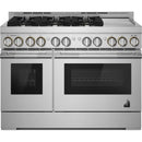  JennAir Rise 48-inch Professional-Style Gas Range with with Chrome-Infused Griddle JGRP548HL IMAGE 1