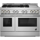  JennAir Rise 48-inch Professional-Style Gas Range with Chrome-Infused Griddle and Infrared Grill JGRP748HL IMAGE 1