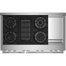  JennAir Rise 48-inch Professional-Style Gas Range with Chrome-Infused Griddle and Infrared Grill JGRP748HL IMAGE 2