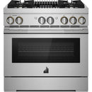  JennAir Rise 36-inch Professional-Style Dual-Fuel Range JDRP636HL IMAGE 1