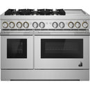  JennAir Rise 48-inch Professional-Style Dual-Fuel Range with Chrome-Infused Griddle JDRP548HL IMAGE 1
