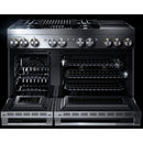  JennAir Rise 48-inch Professional-Style Dual-Fuel Range with Chrome-Infused Griddle and Gas Grill JDRP748HL IMAGE 3