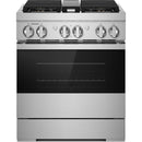  JennAir Noir 30-inch Professional-Style Dual-Fuel Range JDRP430HM IMAGE 1