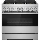 JennAir Noir 36-inch Professional-Style Dual-Fuel Range JDRP436HM IMAGE 1
