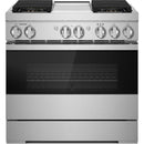  JennAir Noir 36-inch Professional-Style Dual-Fuel Range with Chrome-Infused Griddle JDRP536HM IMAGE 1