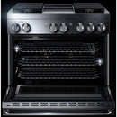  JennAir Noir 36-inch Professional-Style Dual-Fuel Range with Chrome-Infused Griddle JDRP536HM IMAGE 2