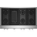  JennAir Noir 48-inch Gas Rangetop with Gas Grill JGCP648HM IMAGE 2