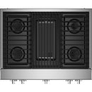  JennAir Noir 36-inch Gas Rangetop with Gas Grill JGCP636HM IMAGE 2
