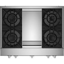  JennAir Rise 36-inch Gas Rangetop with Chrome-Infused Griddle JGCP536HL IMAGE 2