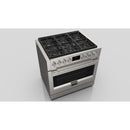 Fulgor Milano 36-inch Freestanding Gas Range with Dual Convection F6PGR366S2 IMAGE 3