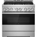  JennAir Noir 36-inch Professional-Style Gas Range JGRP436HM IMAGE 1