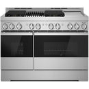  JennAir Noir 48-inch Professional-Style Gas Range with Chrome-Infused Griddle and Infrared Grill JGRP748HM IMAGE 1