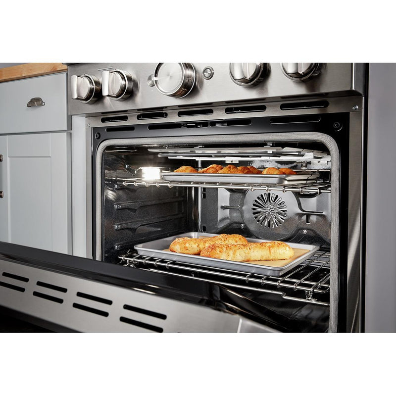 KitchenAid 30-inch Freestanding Dual Fuel Range with Even-Heat™ True Convection KFDC500JSS IMAGE 13
