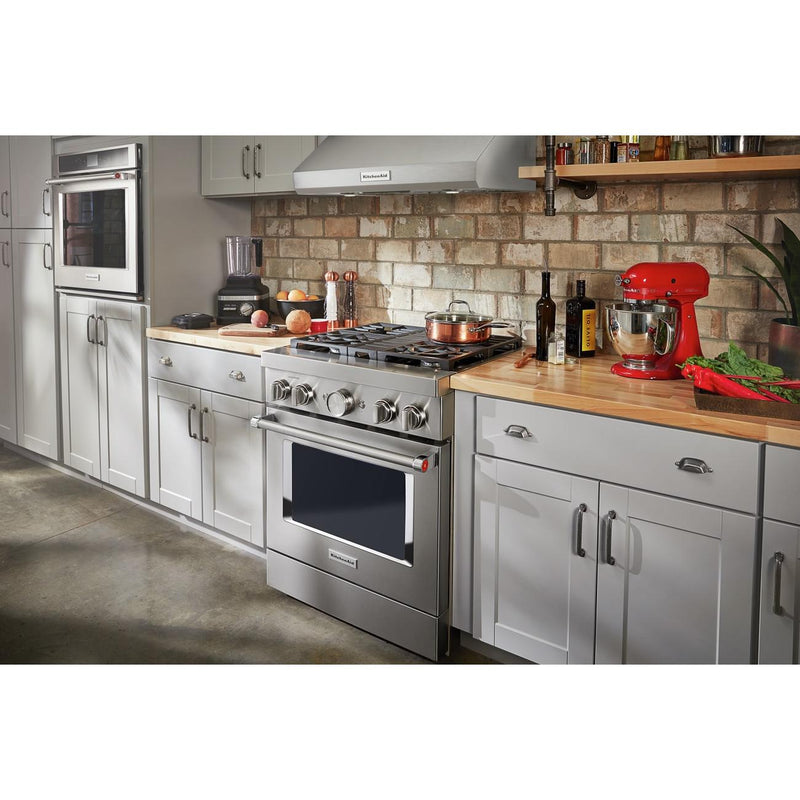 KitchenAid 30-inch Freestanding Dual Fuel Range with Even-Heat™ True Convection KFDC500JSS IMAGE 17