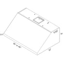  Elica Capri 36in Outdoor Wall Mount Ventilation Hood ECP136SS IMAGE 5