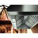  Elica Capri 48in Outdoor Wall Mount Ventilation Hood ECP148SS IMAGE 1