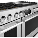  Signature Kitchen Suite 48-inch Freestanding Dual-Fuel Range with Wi-Fi Connectivity SKSDR480GS IMAGE 10