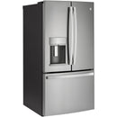 GE Profile 36-inch, 22.1 cu.ft. Counter-Depth French 3-Door Refrigerator with External Water and Ice Dispensing System PYD22KYNFS IMAGE 2