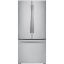 Samsung 30-inch, 21.8 cu.ft. Freestanding French 3-Door Refrigerator with Internal Ice Maker RF220NFTASR/AA IMAGE 1