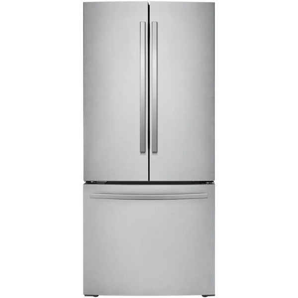 Samsung 30-inch, 21.8 cu.ft. Freestanding French 3-Door Refrigerator with Internal Ice Maker RF220NFTASR/AA IMAGE 1