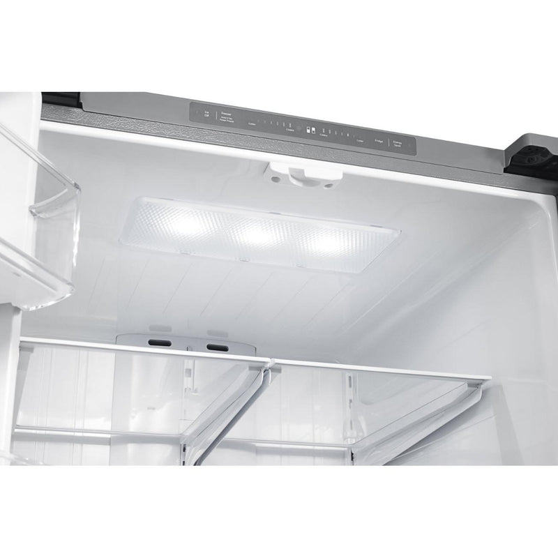 Samsung 30-inch, 21.8 cu.ft. Freestanding French 3-Door Refrigerator with Internal Ice Maker RF220NFTASR/AA IMAGE 8