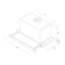  Elica 36-inch TT Under Cabinet Hood ETT436SS IMAGE 3