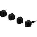  Wolf 36-inch Dual Fuel Black Knobs 9015759 IMAGE 1